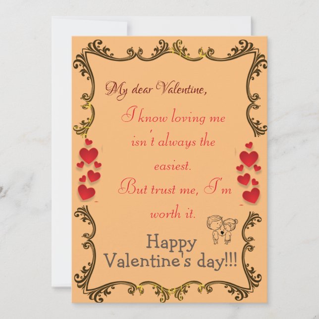 Cartão confie em mim (Frente)