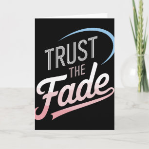 Cartão Confie No Design De Disc Golf The Fade Elegante E