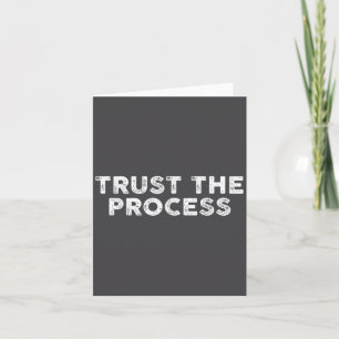 Cartão Confie No Processo Srts Slogan Motivacional