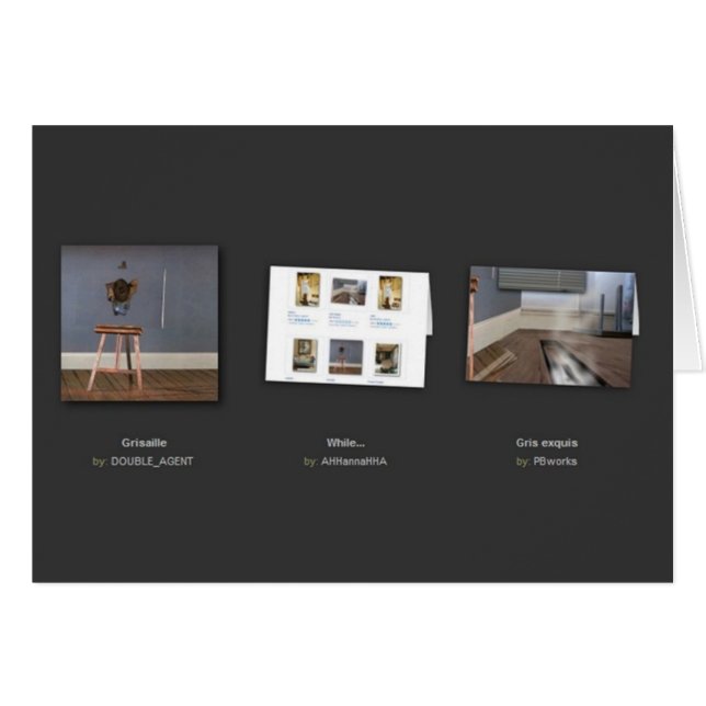 Cartão Configuração no abyme (Frente Horizontal)