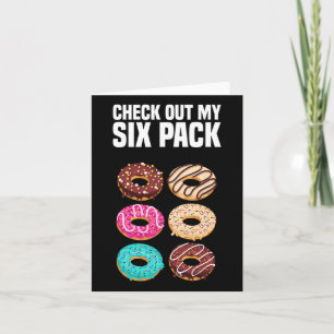 Cartão Confira Minha Força De Seis Pacotes De Gym Engraça