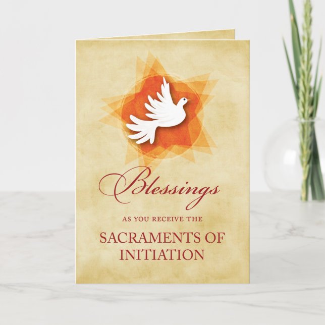 Cartão Confirmação RCIA e Parabéns de Comunicação (Frente)