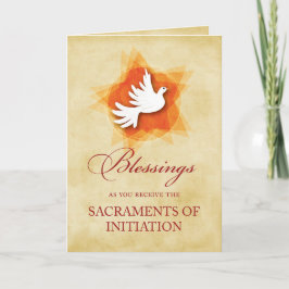 Cartão Confirmação RCIA e Parabéns de Comunicação