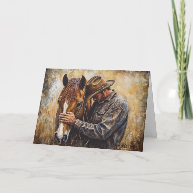 Cartão Conforto Ocidental e Paz das Planícies Abertas (Frente)