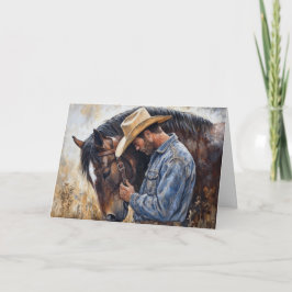 Cartão Conforto Ocidental em Trilhos Partilhados do Amor