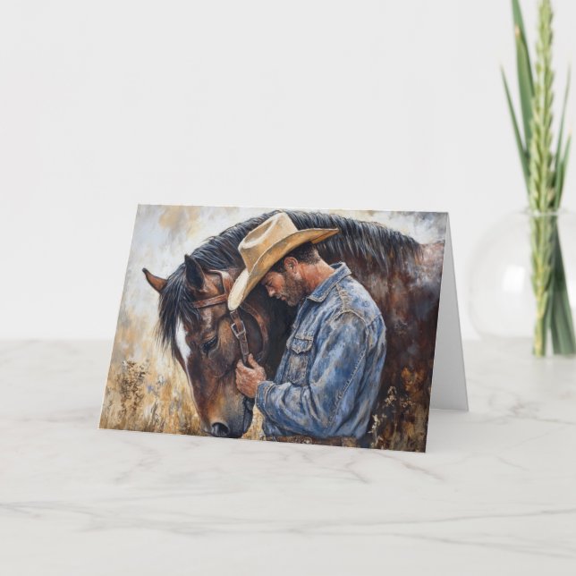 Cartão Conforto Ocidental em Trilhos Partilhados do Amor (Frente)