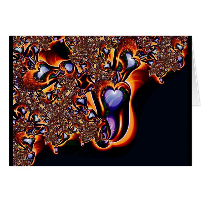 Cartão confusão do coração (Frente Horizontal)