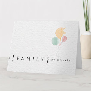 Cartão congatulations adoption card