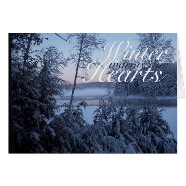 Cartão Congelado Sobre (Frente Horizontal)