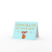 Congrats em seu b-gato novo!