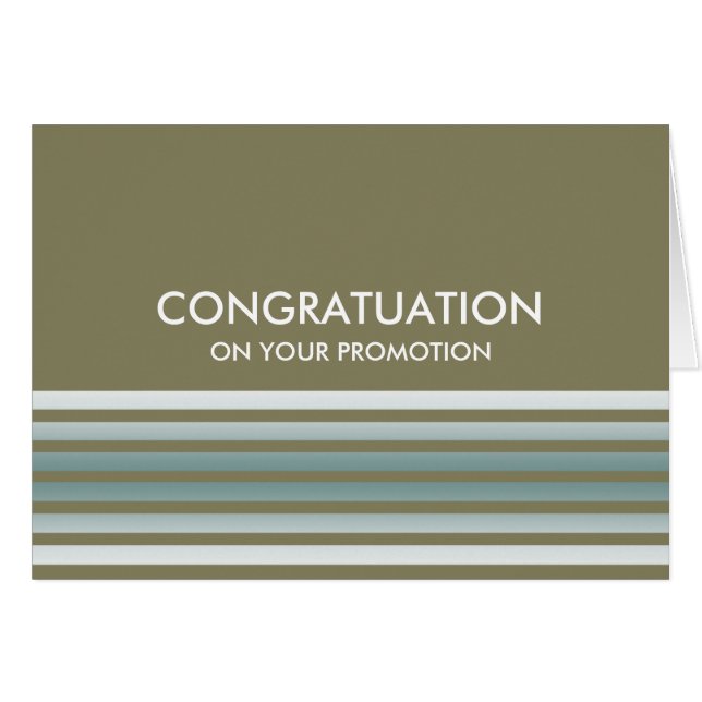 Cartão Congratulação de Crachá de faixa (Frente Horizontal)