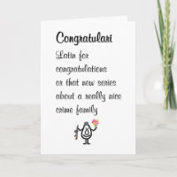 Congratulari Um Poema Divertido de Parabéns