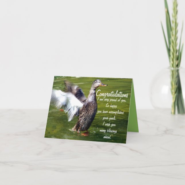 Cartão Congratulations_ (Frente)