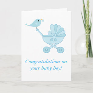 Cartão Congratulations /Baby Boy