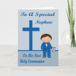 Cartão Congratulations First Communion Greeting Card