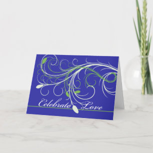 Cartão Congratulations on Engagement, Elegant Design