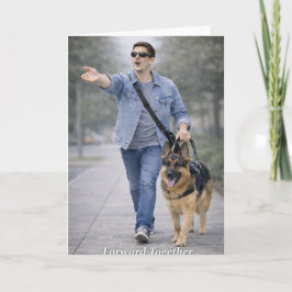 Cartão Congratulations on Graduating Your Guide Dog Team 