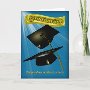 Cartão congratulations on graduation you graduated