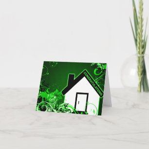 Cartão congratulations on your new home : hi-fi home