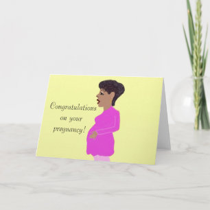 Cartão Congratulations on your pregnancy Card