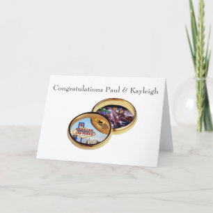 Cartão Congratulations Paul and Kayleigh