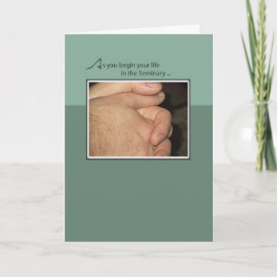 Cartão Congratulations Seminarians In Prayer