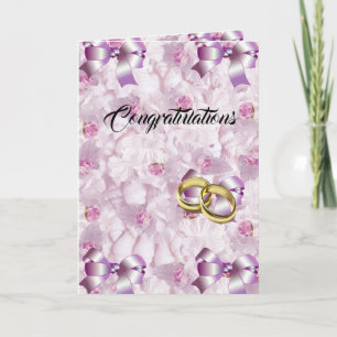 Cartão Congratulations Wedding, Engagement,