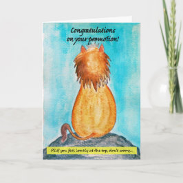 Cartão Congratulatório engraçado