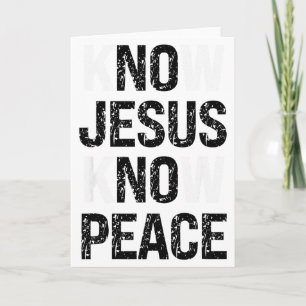 Cartão Conheça Jesus Conheça a Paz Vibrações Cristãs