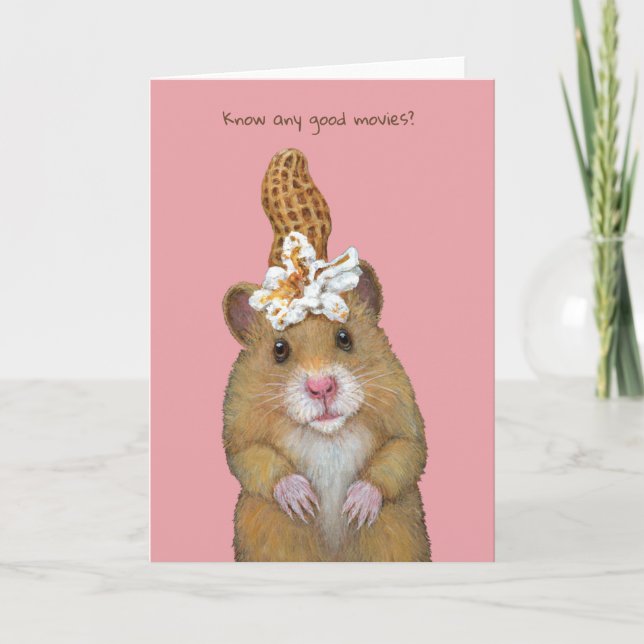 Cartão Conhece algum bom filme? (Frente)