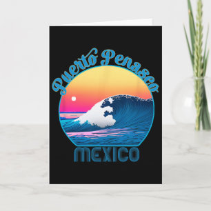 Cartão Conjunto de Lembrança de Puerto Penasco - Retro Pu