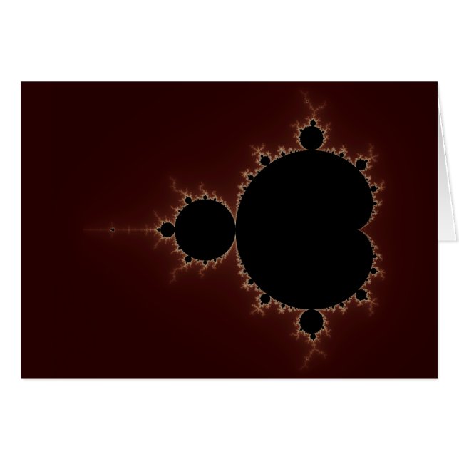 Cartão Conjunto de Mandelbrot 08 - Fractal (Frente Horizontal)