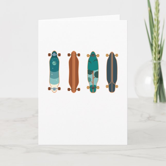 Cartão Conjunto de Skate Skater Presente de Skate (Frente)