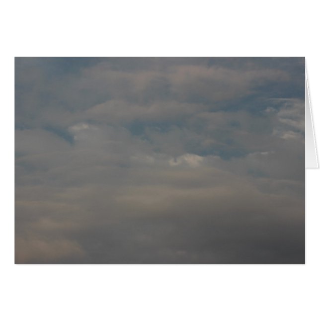 Cartão Conjunto de Sol Nublado (Frente Horizontal)