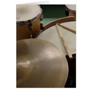 Cartão Conjunto de tambores