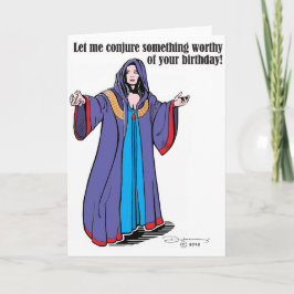 Cartão Conjuração do aniversário