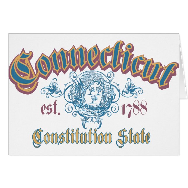 Cartão Connecticut (Frente Horizontal)