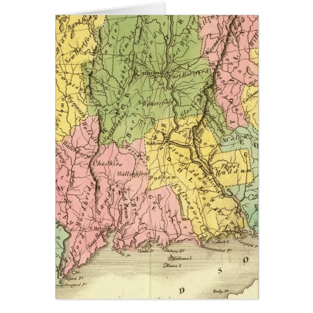 Cartão Connecticut EUA (Frente)