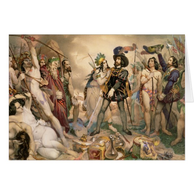 Cartão Conquista de México (Frente Horizontal)