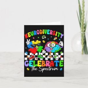 Cartão Consciência da diversidade cerebral neurodiversida