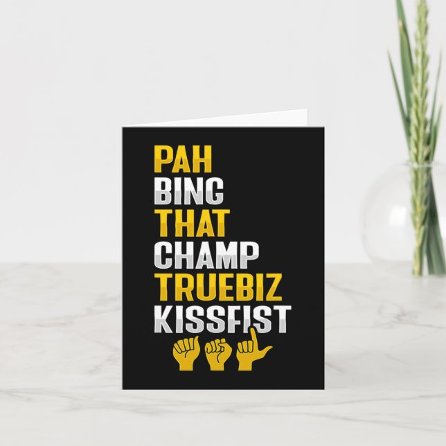 Cartão Consciência da Perda Auditiva Surdez Gestual de Mã (Frente)