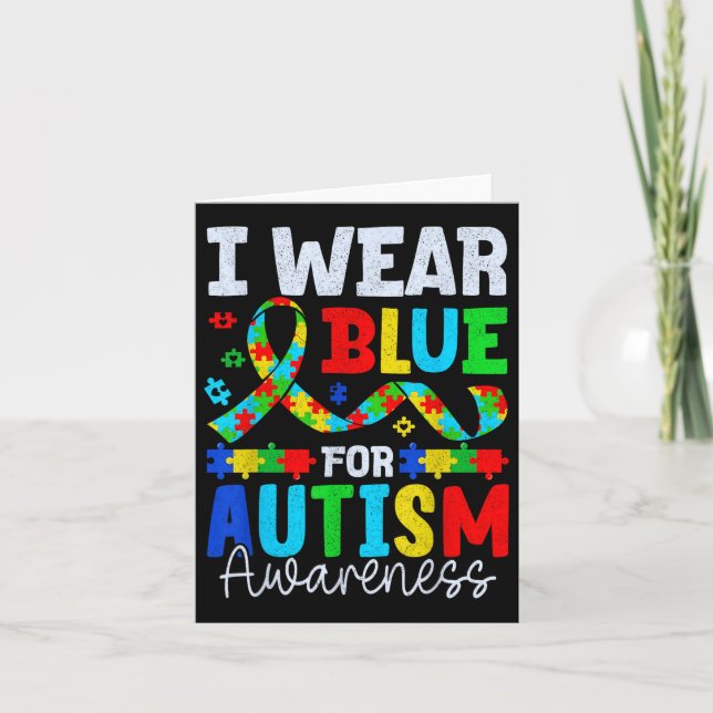 Cartão Consciência do Autismo (Frente)