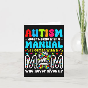 Cartão Consciência do Autismo 2025 não vem com um manual 