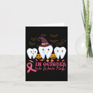 Cartão Consciência do Cancer de Mama do Dia das Bruxas _1