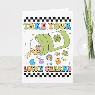 Cartão Consciência Mental Tome Seus Comprimidos do Amulet