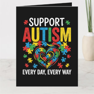Cartão Conscientização do autismo