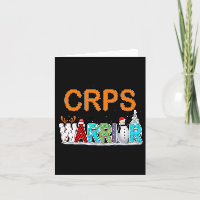 Cartão Conscientização do Guerreiro Crps (Frente)