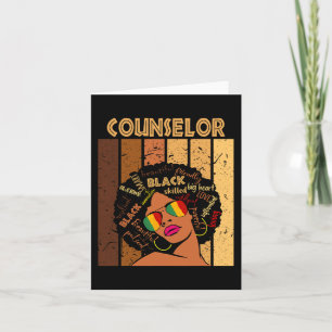 Cartão Conselheira de Mulheres Afro-Americanas Histórias 