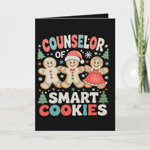 Cartão Conselheiro de Smart Cookies Natal Professor Natal