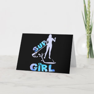 Cartão CONSELHO SUP Girl SUP Paddle